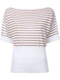 striped boat neck sweater