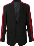 contrast stripe blazer