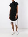 draped knitted top