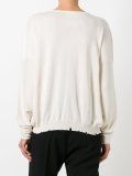 shredded trim jumper 