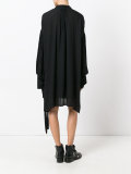 gathered longsleeves shirt dress
