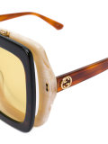 oversized drop lens sunglasses