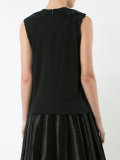 embroidered shoulder top