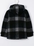 checked coat
