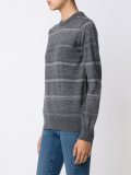 striped crew neck jumper