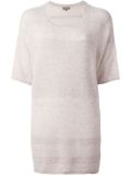 self stripe oversize top