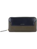 colour block wallet
