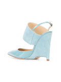 cross-strap wedge sandals