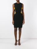 lace-up detail dress