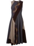 flared patchwork dress