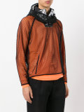 layered fishnet sports top 