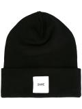 logo patch beanie 