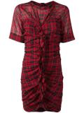 checked dress