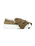 fringed slip-on sneakers