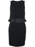 ruffle detail dress