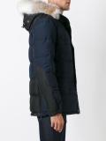 buttoned hooded jacket