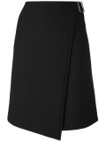 buckled wrap skirt
