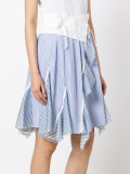paperbag waist striped skirt 