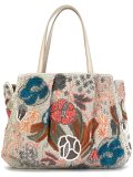 embroidered shoulder bag
