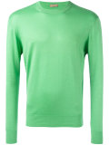 ribbed trim jumper