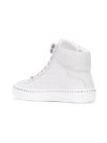 Argyle hi-top sneakers