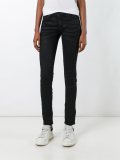embroidered skinny jeans