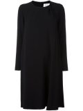 draped shift dress
