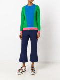 colour-block jumper 