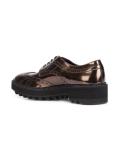 chunky sole metallic brogues