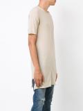V-neck long T-shirt