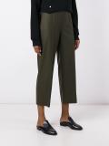 cropped tailored trousers