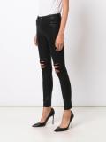 distressed skinny jeans