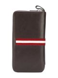 striped zipped wallet