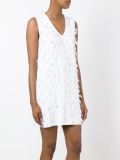 feather embellished dress