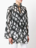 gathered collar blouse 