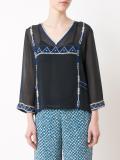sheer beaded blouse