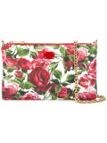 floral printed clutch