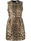 animal pattern dress