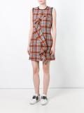 plaid ruffled dress