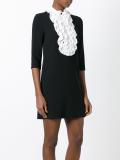 ruffled bib dress