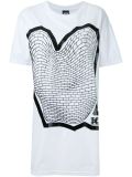 brick print T-shirt