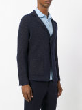 waffle knit blazer