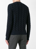 jagged knit jumper