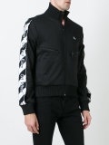 striped sleeve jacket