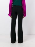 zip up flared trousers