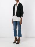 cropped buttoned cardigan