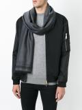 raw edge scarf