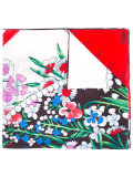 floral print scarf