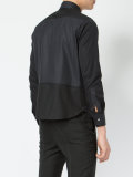 Shigoto x Shiro Sakai striped applique shirt
