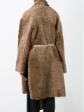 oversized shearling coat 